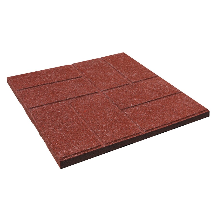 Rubberific Rubberific Dual Sided Paver 16 In L X 16 In W X 1 In H