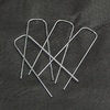 Shop Blue Hawk 25-Pack 4-in Steel Landscape Fabric Pins At Lowes.com