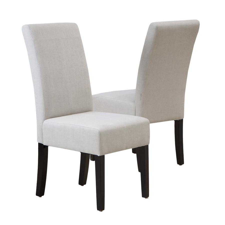 Best Selling Home Decor Pertica T-stitch Natural Linen Dining Chairs