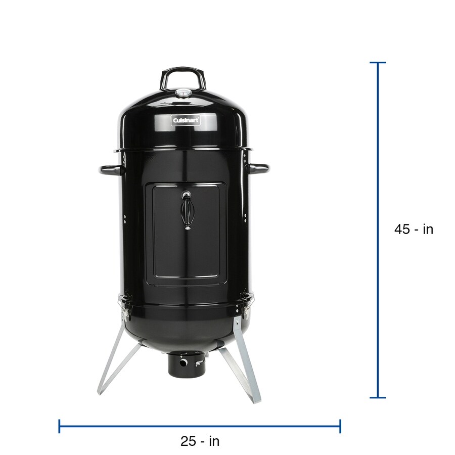 Cuisinart 45in H x 25in W 510sq in Charcoal Vertical Smoker in the