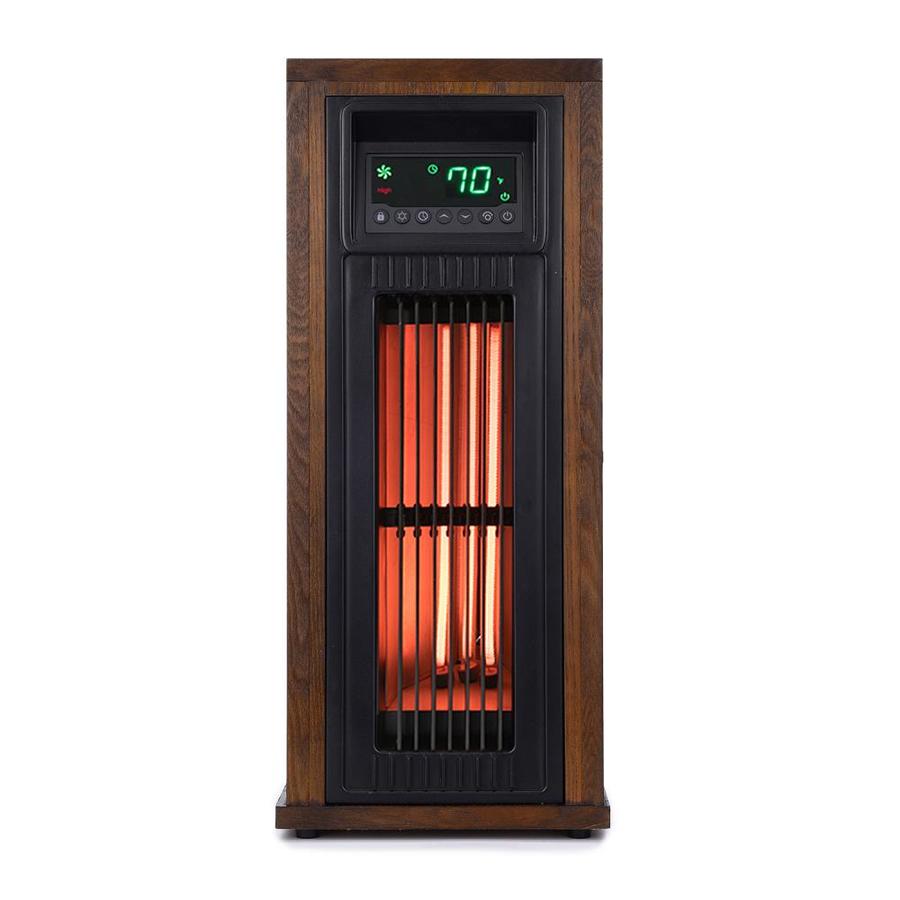 Lifesmart 6 Element IR Heater Wood Cabinet with Remote Control