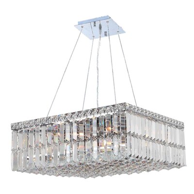 Worldwide Lighting Cascade 12-Light Polished Chrome Glam Crystal Chandelier Worldwide Lighting Cascade 12-Light Polished Chrome Glam Crystal Chandelier
