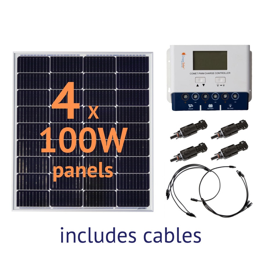 Shop Grape Solar 0.4-Kilowatt Off-Grid Solar Electric Power Kit at 