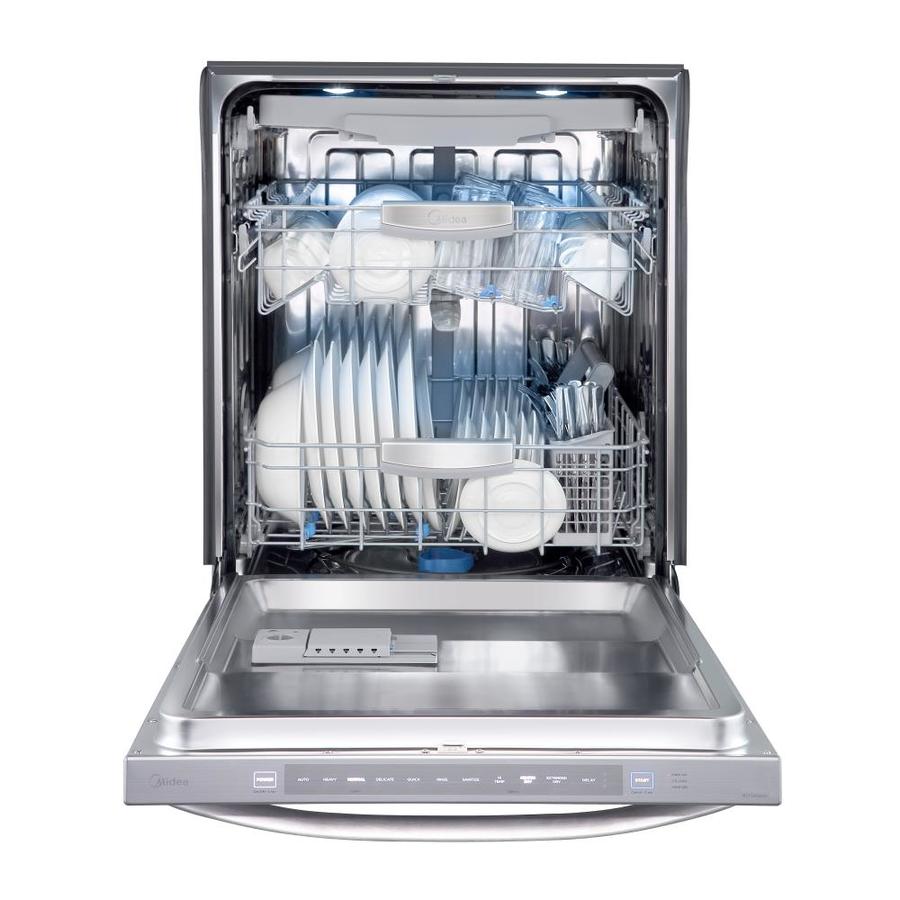 Midea 45Decibel Top Control 24in BuiltIn Dishwasher (Fingerprint