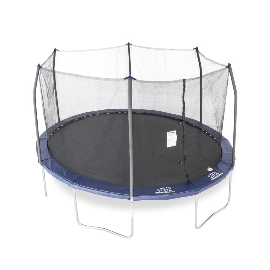 Skywalker Skywalker Trampolines 15x13 Ft Oval Trampoline Combo With Navy Spring Pad In The Trampolines Department At Lowes Com