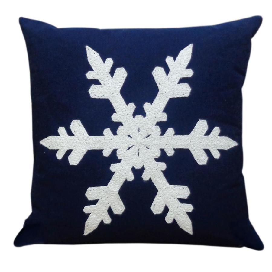 blue christmas pillows