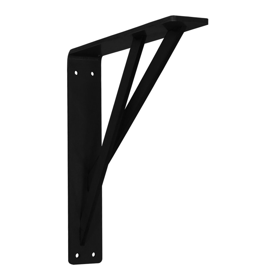 ... 16-in x 2-in x 16-in Black Countertop Support Bracket at Lowes.com