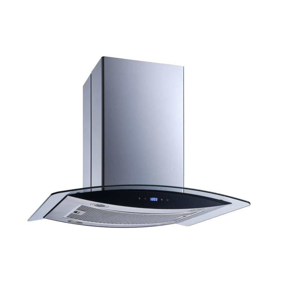 Winflo Winflo Island Range Hood 30in Convertible Stainless Steel