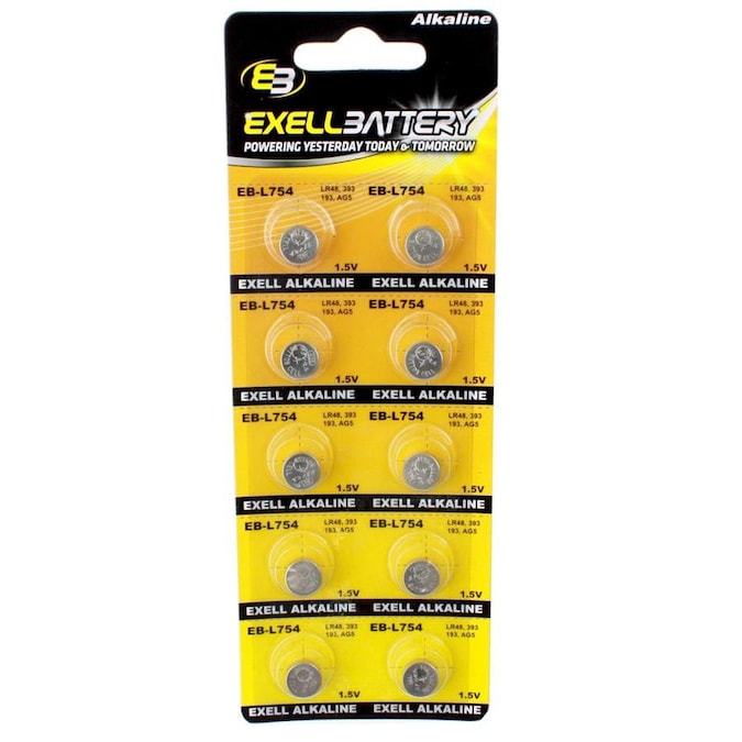 Watch 10 pack AG5 Button Cell Alkaline Battery for Calculator