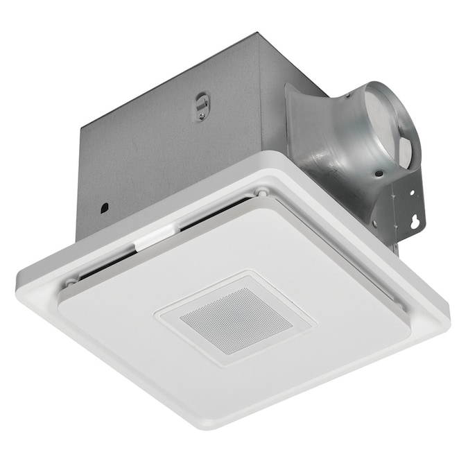 Home Netwerks 1 5 Sone 110 Cfm White Bathroom Fan In The Bathroom Fans Heaters Department At Lowes Com