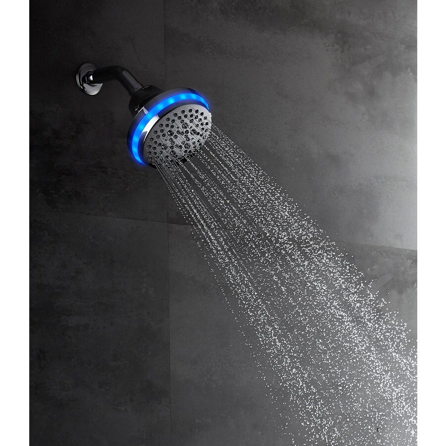 Home2o Smartwave Chrome 4 Spray Shower Head 2 5 Gpm 9 5 Lpm In The Shower Heads Department At Lowes Com
