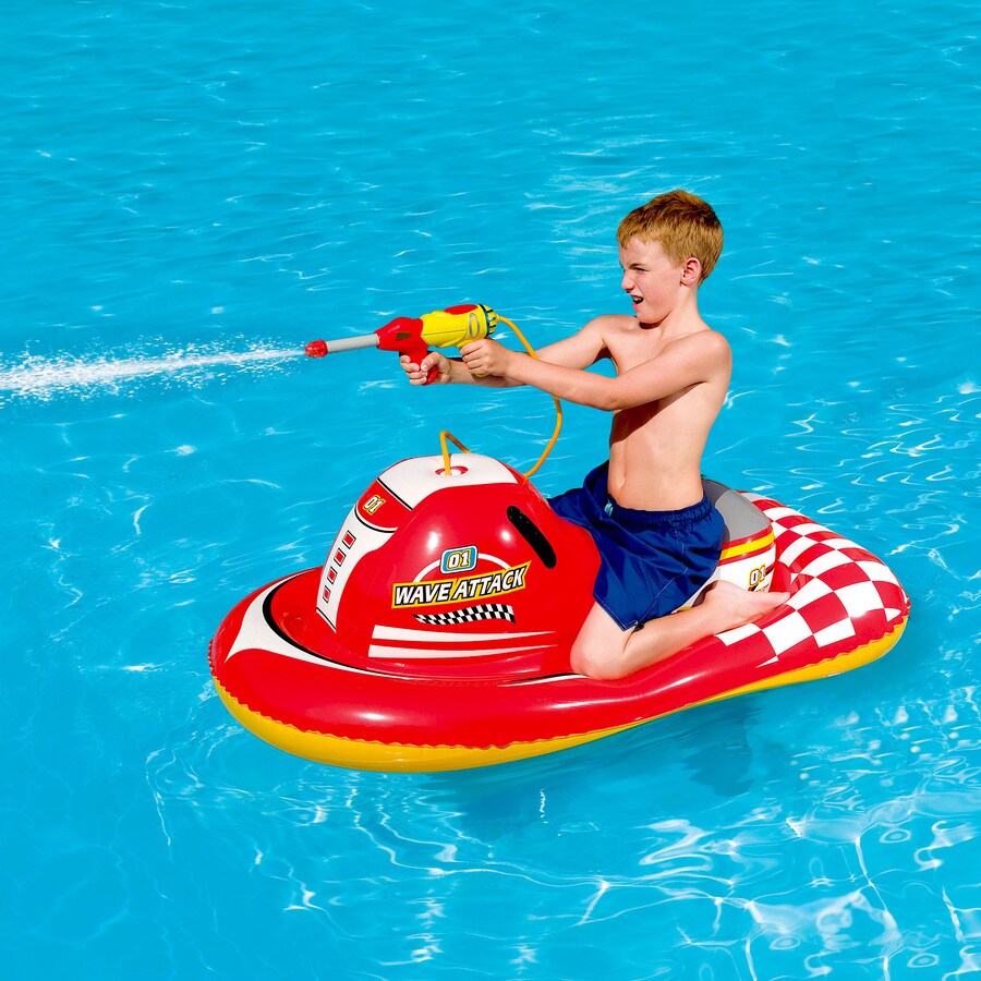 Splash & Play Wave Attack Red Swimming Pool Squirt Toy in the Pool Toys