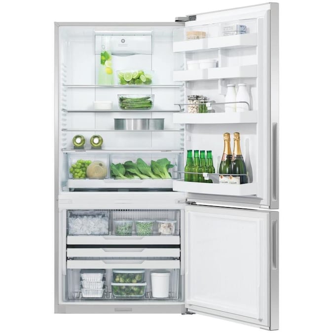 Fisher & Paykel 17.5-cu ft Counter-depth Bottom-Freezer Refrigerator Vissani 18.7 Cu. Ft. Bottom Freezer Refrigerator In Stainless Steel