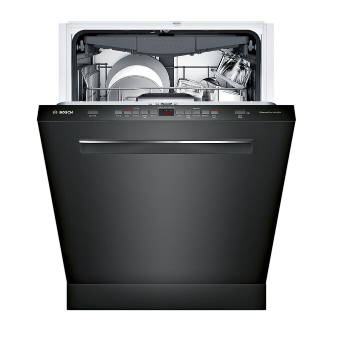 Bosch 500 44Decibel Top Control 24in BuiltIn Dishwasher (Black