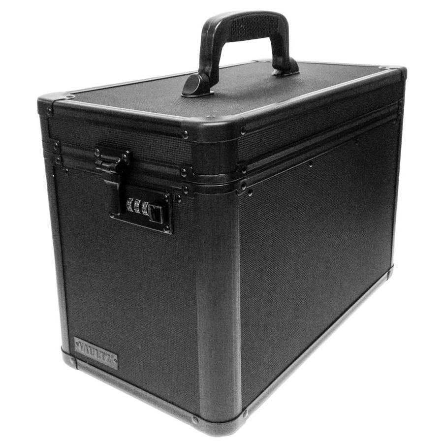 Vaultz Locking Ammo Box Tactical Black In The Gun Safes Department At Lowes Com