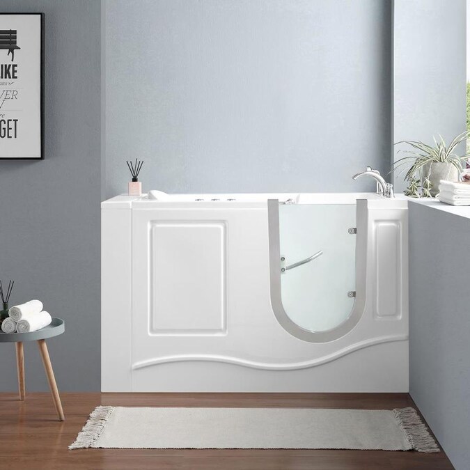 OVE Decors Eloise 54-in x 30-in Right Entry Walk-in Tub in ...