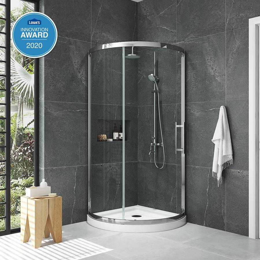 ove-decors-swift-install-chrome-floor-round-4-piece-corner-shower-kit