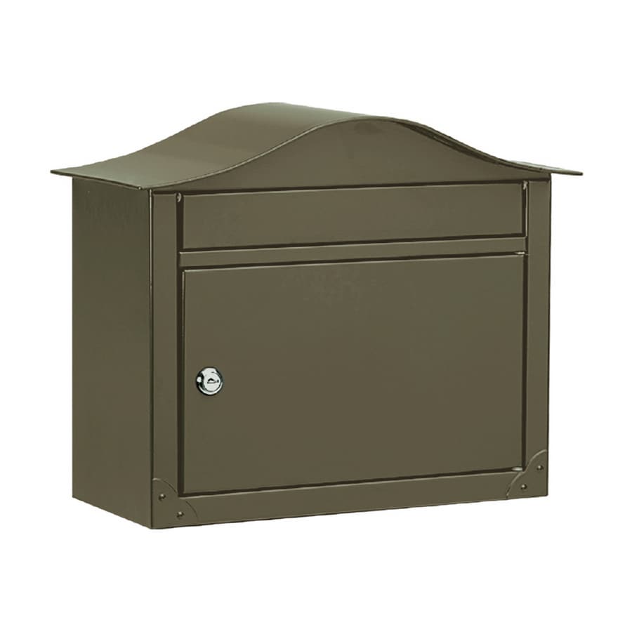 Shop Architectural Mailboxes Lunada 16.5in x 13.5in Metal Bronze