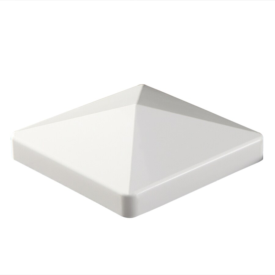 Severe Weather White Composite Bevel Post Cap