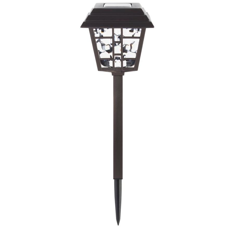 Portfolio 5x Brighter 6 Lumen Black Solar Led Path Light In The Path