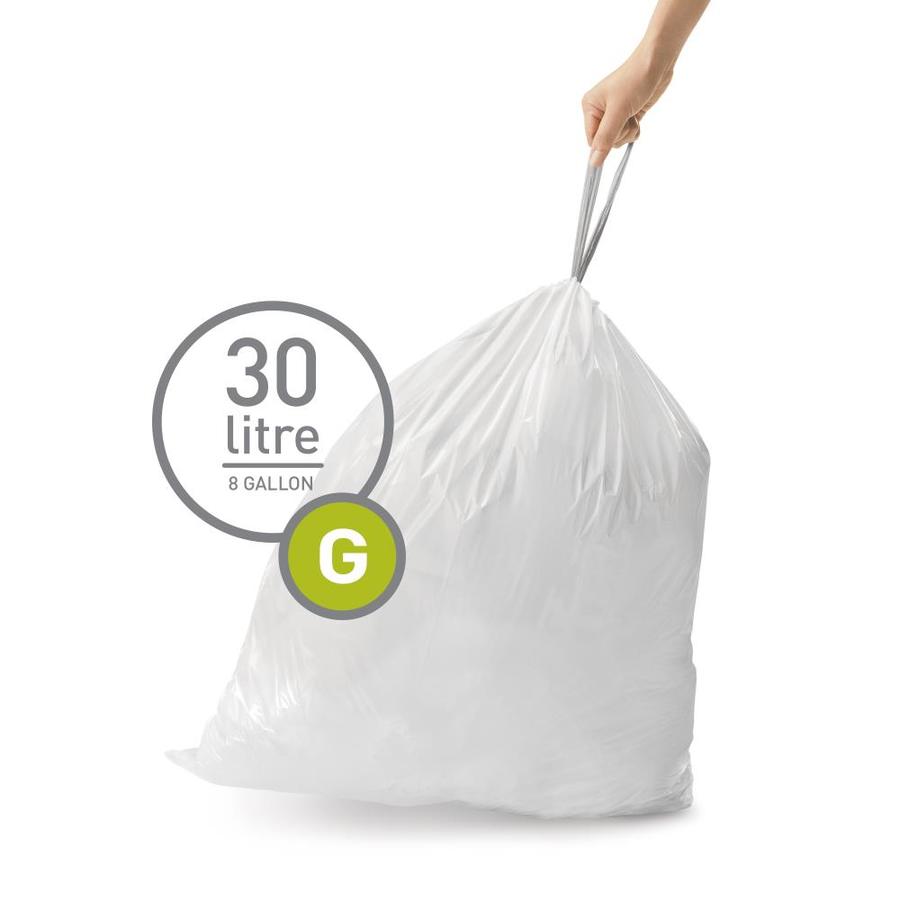 8 gallon drawstring trash bags