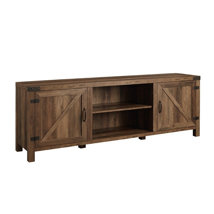 Rustic Tv Stands
 - Walker Edison Rustic Oak Tv Stand In The Tv Stands Department At Lowes Com