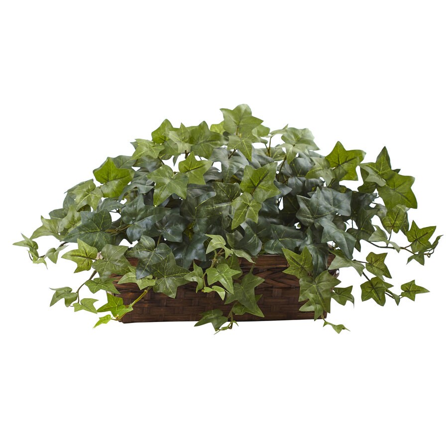 Nearly Natural 12.5in Green Artificial Ivy Plants in the Artificial