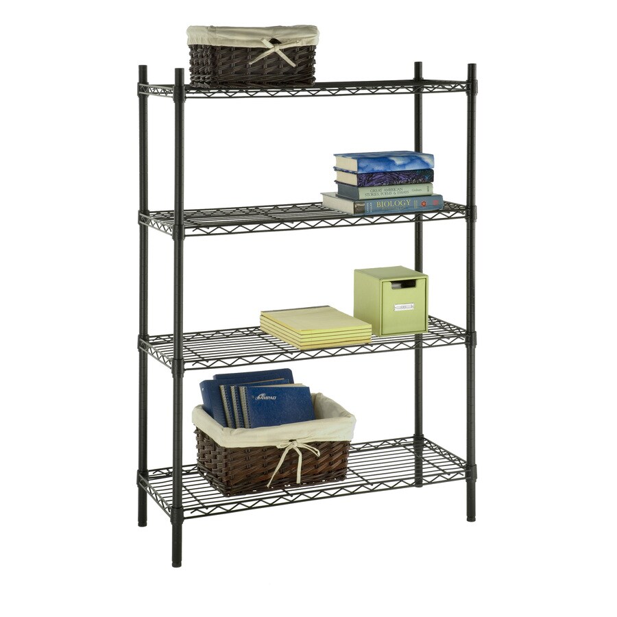 Style Selections 54in H x 36in W x 14in D 4Tier Steel Freestanding