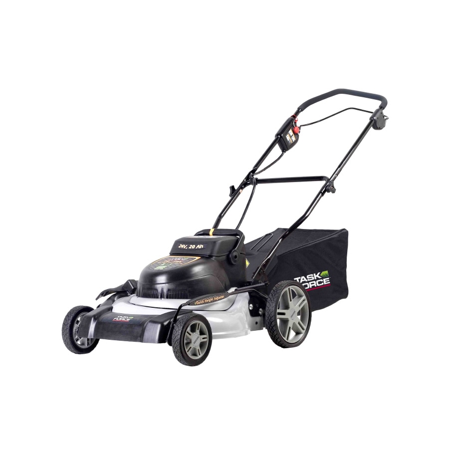 Task Force 24-Amp Deck Width Corded Electric Push Lawn Mower with