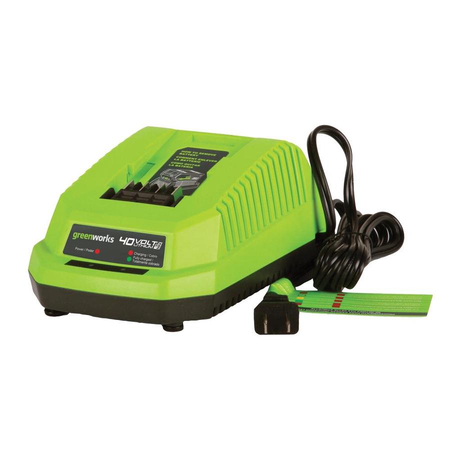 Greenworks 40Volt Lithium Ion Fast Charger in the Cordless Power