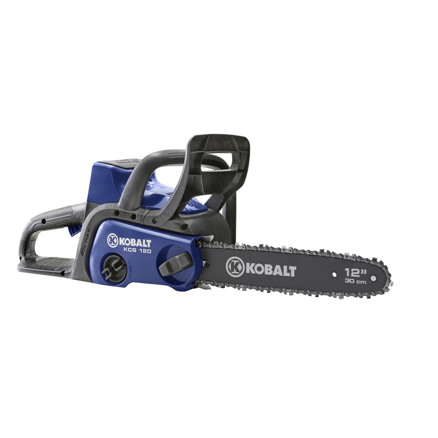 Kobalt 40 Volt Max Lithium Ion 12 In Cordless Electric Chainsaw