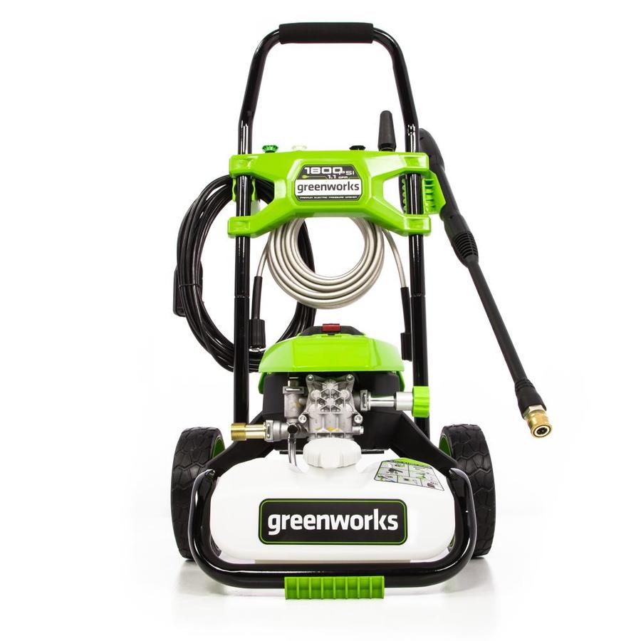 Greenworks 1800-PSI 1.1-GPM Cold Water Electric Pressure Washer in the