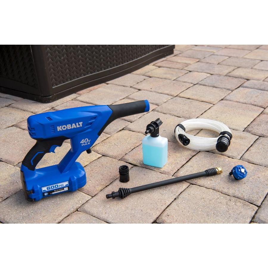 kobalt battery pressure washer