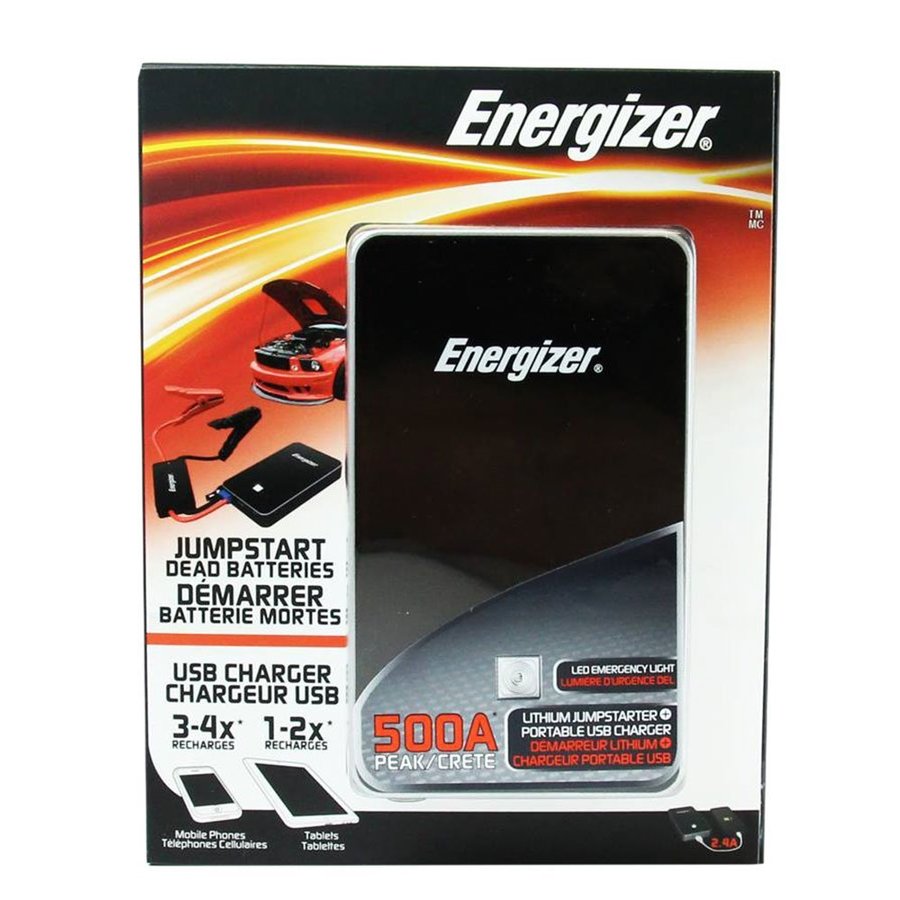 Energizer ENX8K 500Amp Car Battery Jump Starter in the Car Battery
