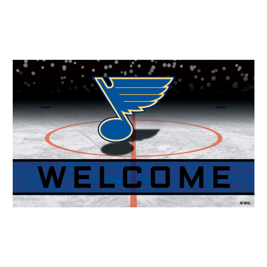 FANMATS St. Louis Blues St. Louis Blues 1-1/2 x 2-1/2 Team Color Indoor/Outdoor Solid Sports ...