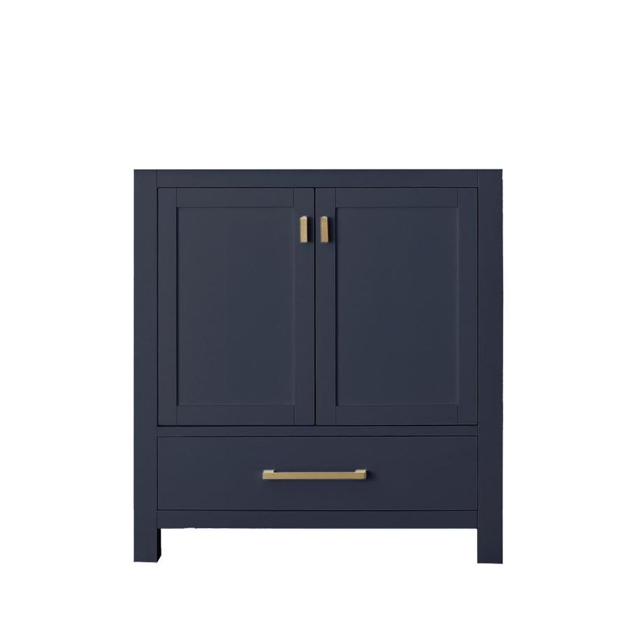 Avanity Modero 30 In Navy Blue Bathroom Vanity Cabinet In The Bathroom