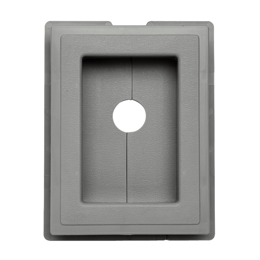 Ply Gem E-Z Block Surface Mounting Block pewter