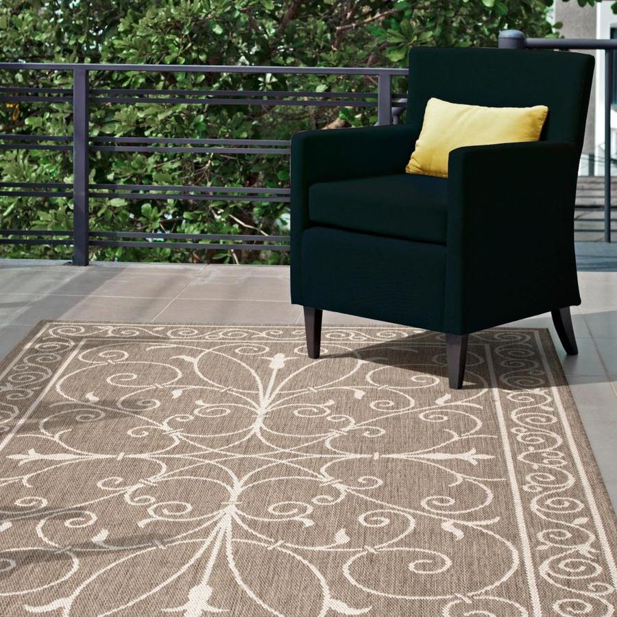 nuLOOM 6 x 9 Beige Indoor/Outdoor Area Rug in the Rugs department at