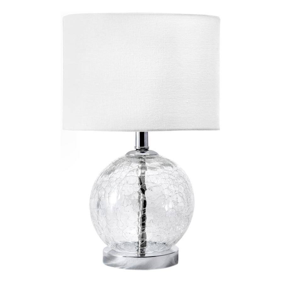 silver and grey table lamps
