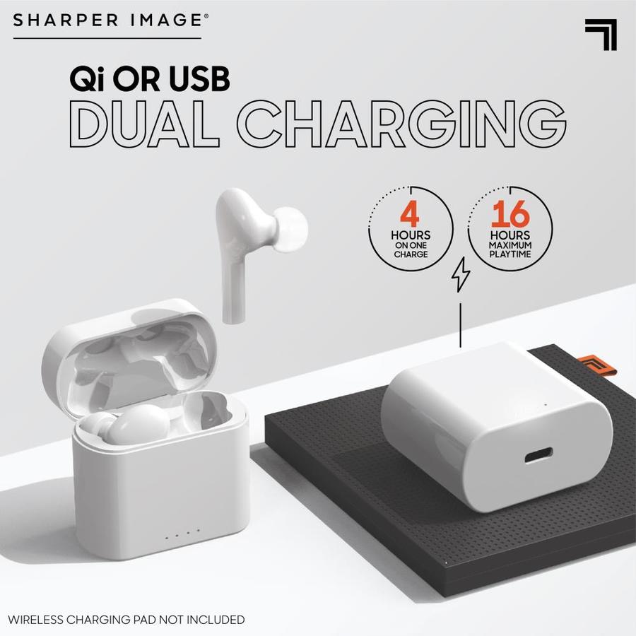 sharper image true wireless earbuds