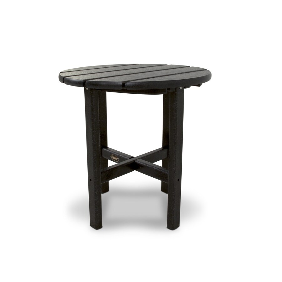 Trex Outdoor Furniture Cape Cod Round Outdoor End Table 18in W x 18in