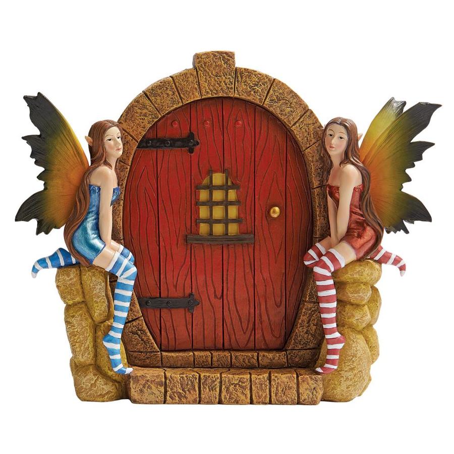 design toscano woodland fairy garden house statue