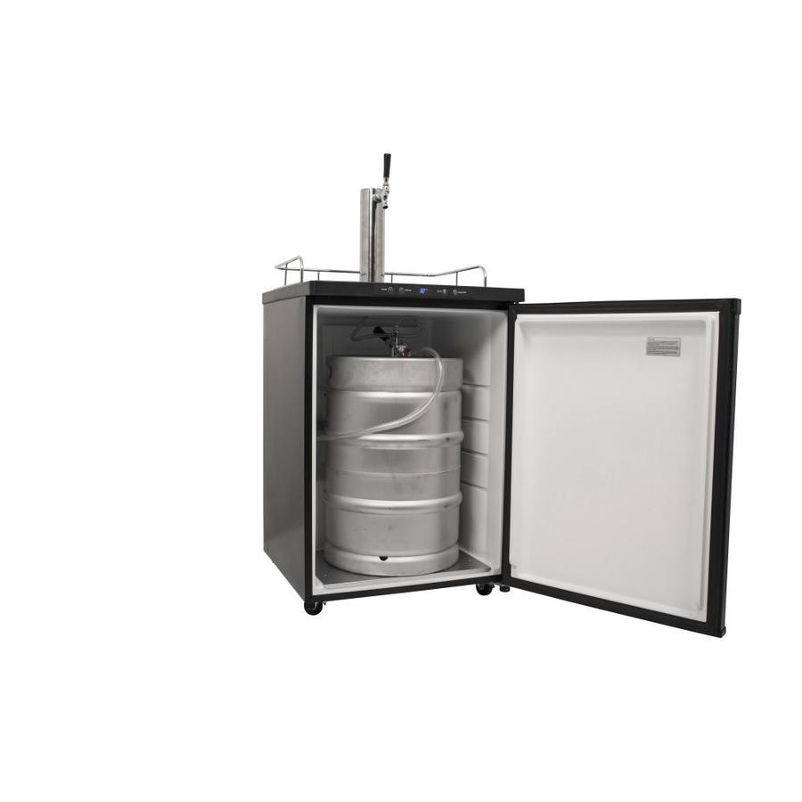 EdgeStar HalfBarrel Keg Stainless Steel Digital Kegerator in the