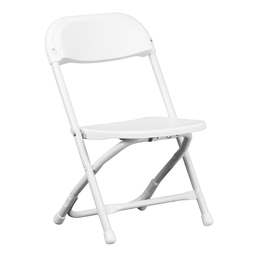 Flash Furniture Kids White Plastic Folding Chair In The Kids Chairs Department At Lowes Com
