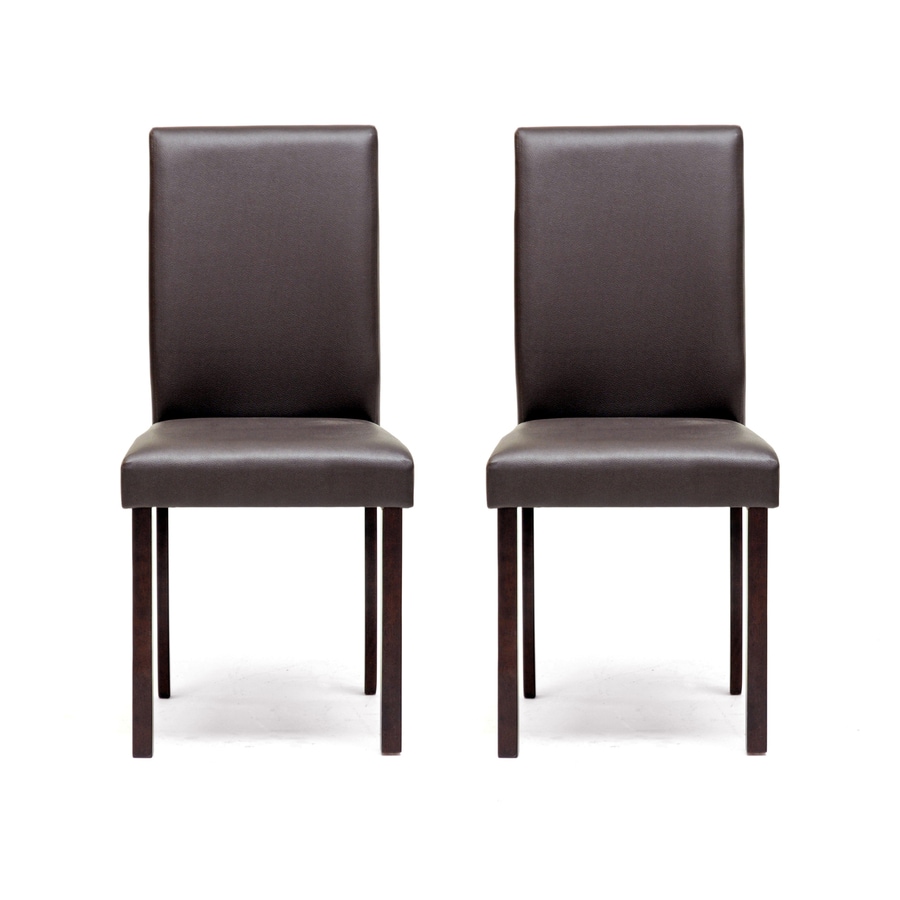 Baxton Studio Baxton Studio Brown Dining Chair In The Dining Chairs ...