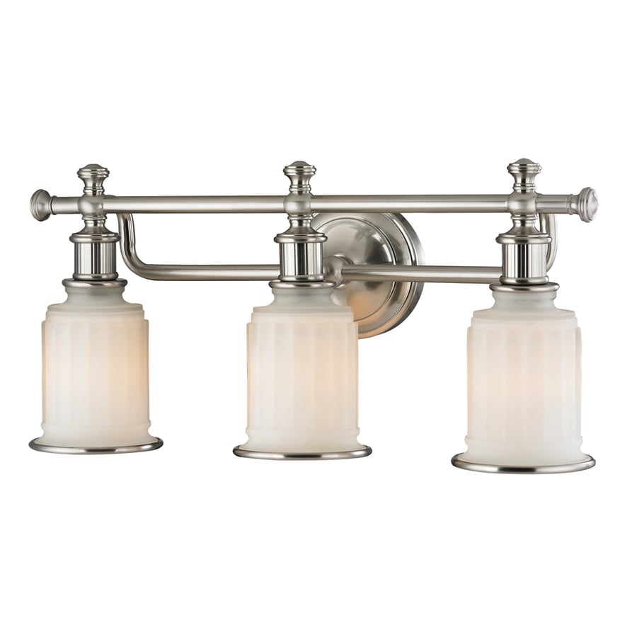 Shop Westmore Lighting Nicolette 3Light Brushed Nickel 