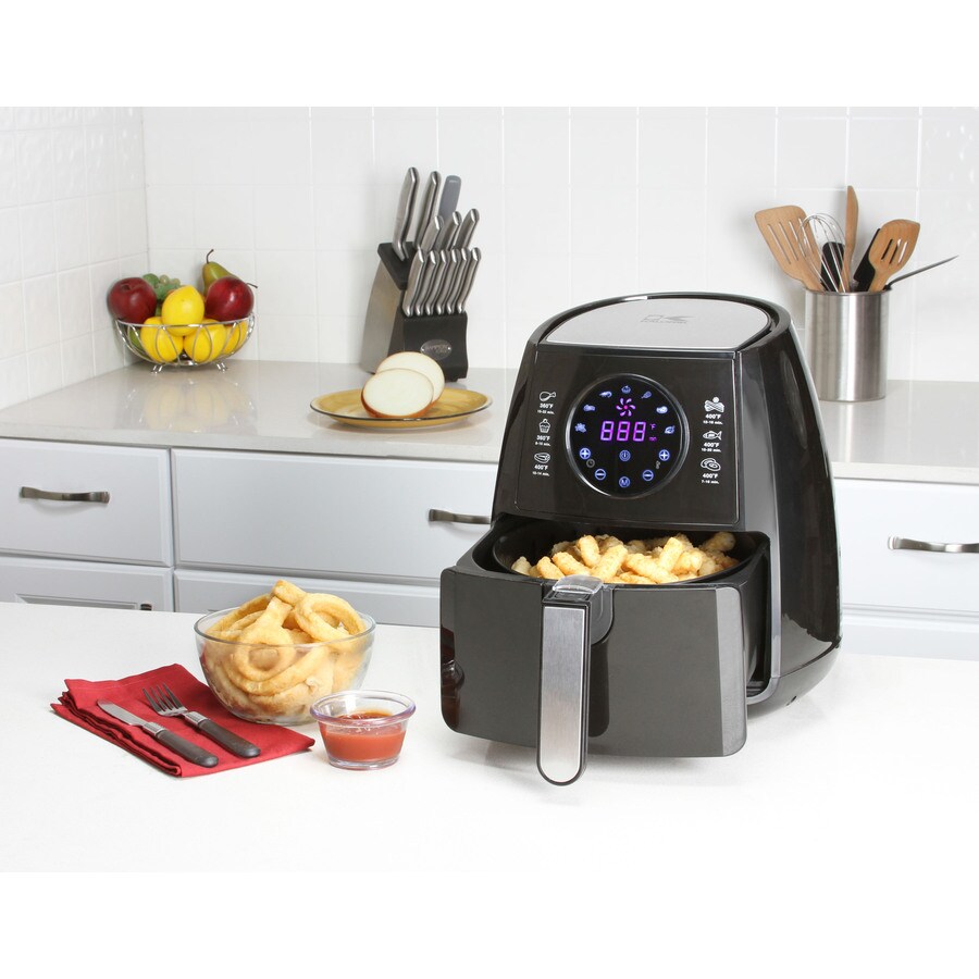 Kalorik 2Quart Dual Zone Feature Black Air Fryer in the Air Fryers