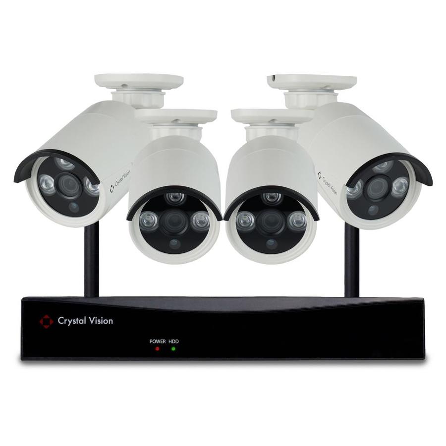 4 camera wireless outdoor security system