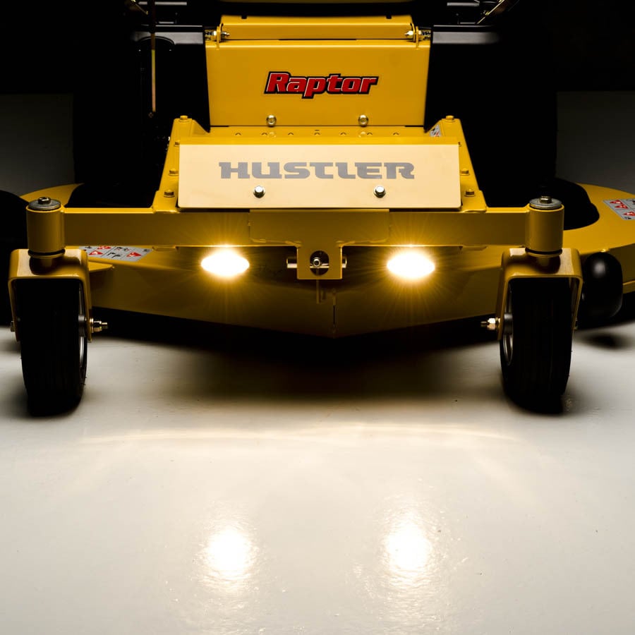 Dealer hustler mower