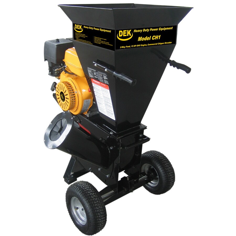 DEK Heavy Duty 420cc Chromium Gas Wood Chipper in the Gas Wood Chippers department at www.bagsaleusa.com